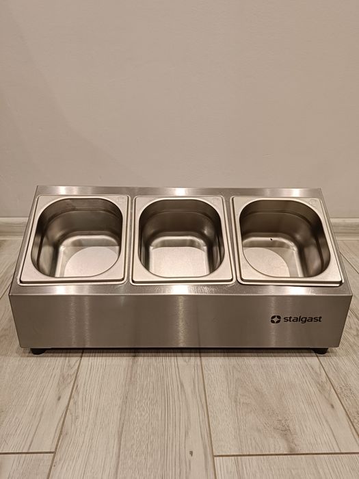 Ekspozytor stal nierdzewna,pojemniki gastronomiczne,bemar do kawiarni