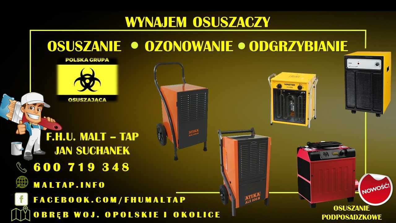 osuszanie  budynków,lokalizacja wycieków, pomiar wilgotności betonu