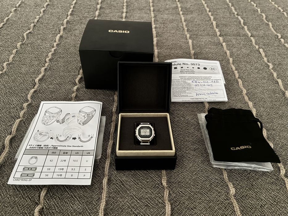 Relógio Anel Casio Edição 50 Anos