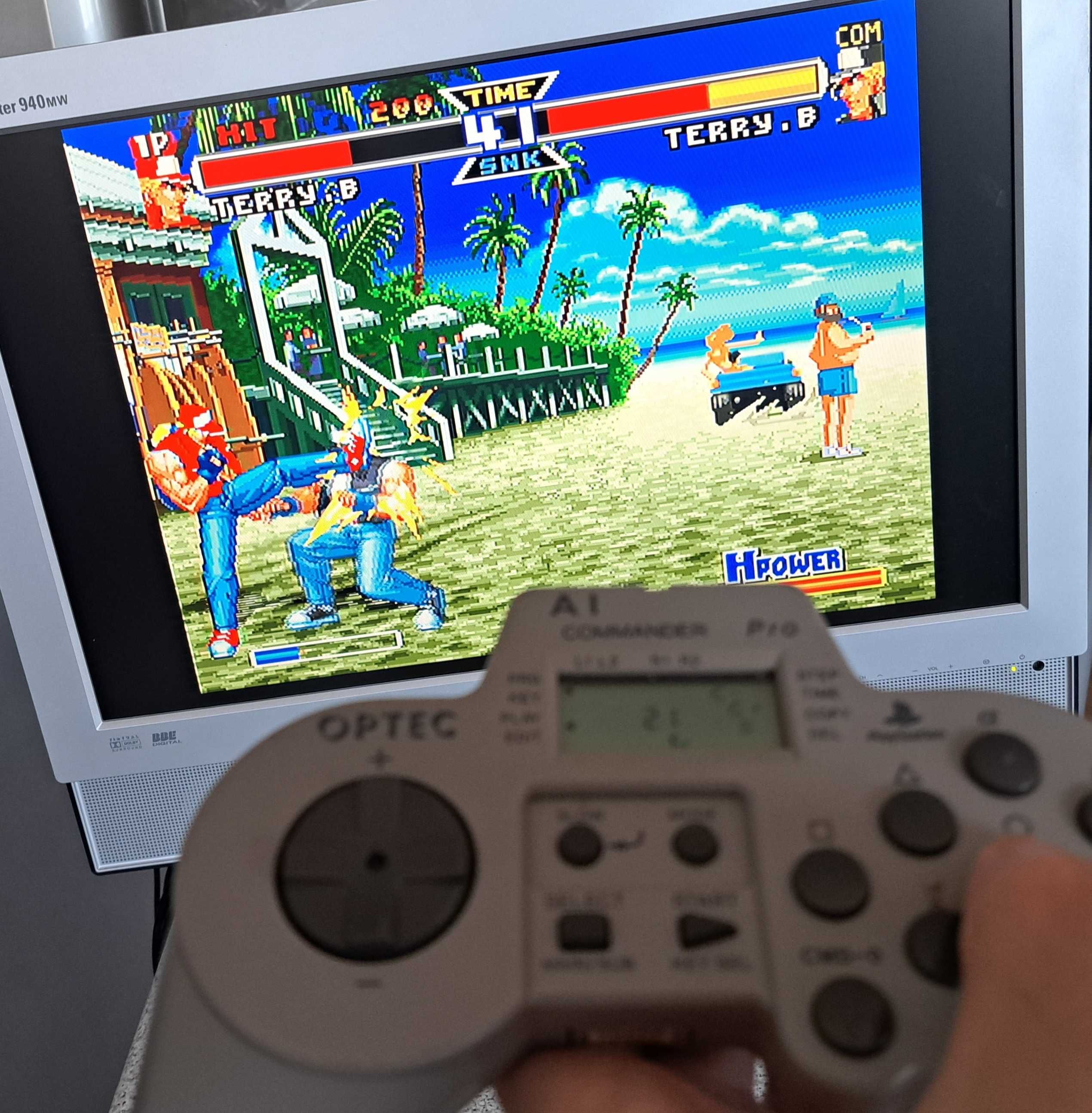 Pad Optec AI Commander Pro, PS1, licencjonowany