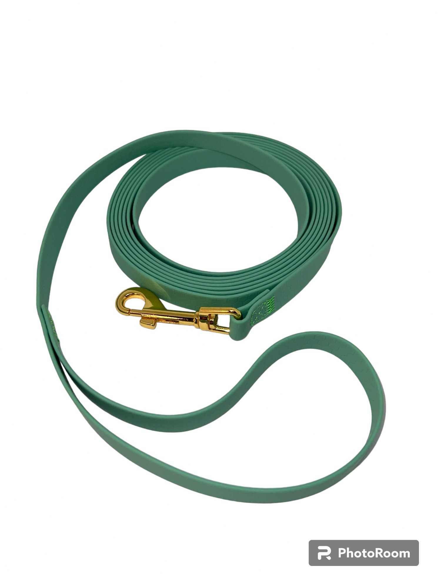 Wodoodporna smycz PVC 3m w kolorze zielonym