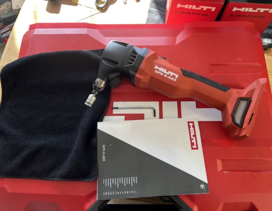 HILTI SPN6 A22 Нові 2021 рік +АКБ 5.2А 2022 рік і Кейс у подарунок