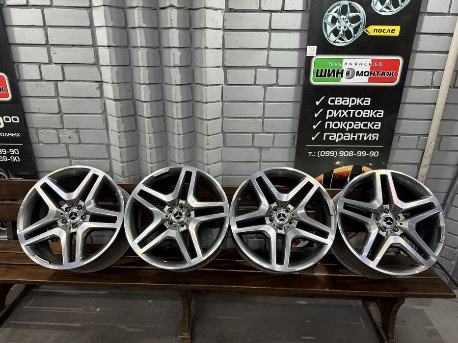 99 Оригинальные литые диски Mercedes GL GLS AMG 5/112 R21 A1664012502