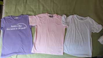 3 t-shirt H&M, Reserved, Hot oil 140 cm. Tanio!