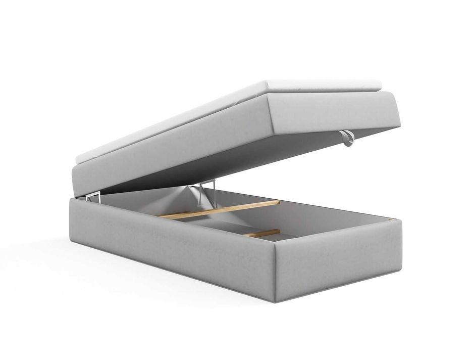 Łóżko KONTYNENTALNE SINGIEL bez wezgłowia 70x200 80x200 90x200 100x200