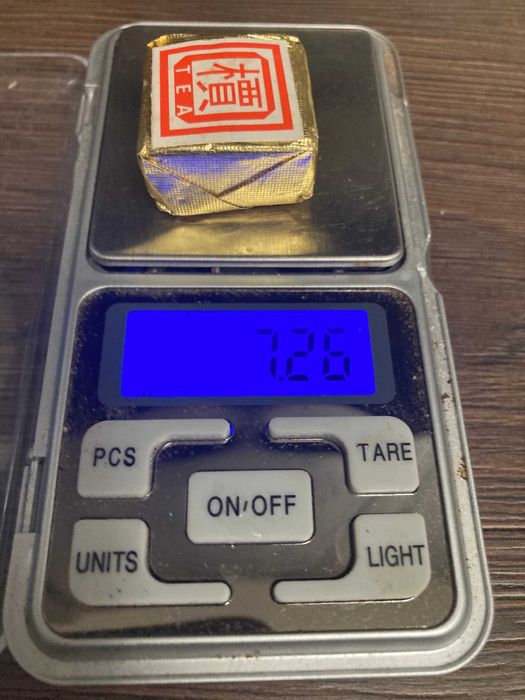 Китайский чай, Шу пуэр в кубиках Маленький золотой кирпич + подарок