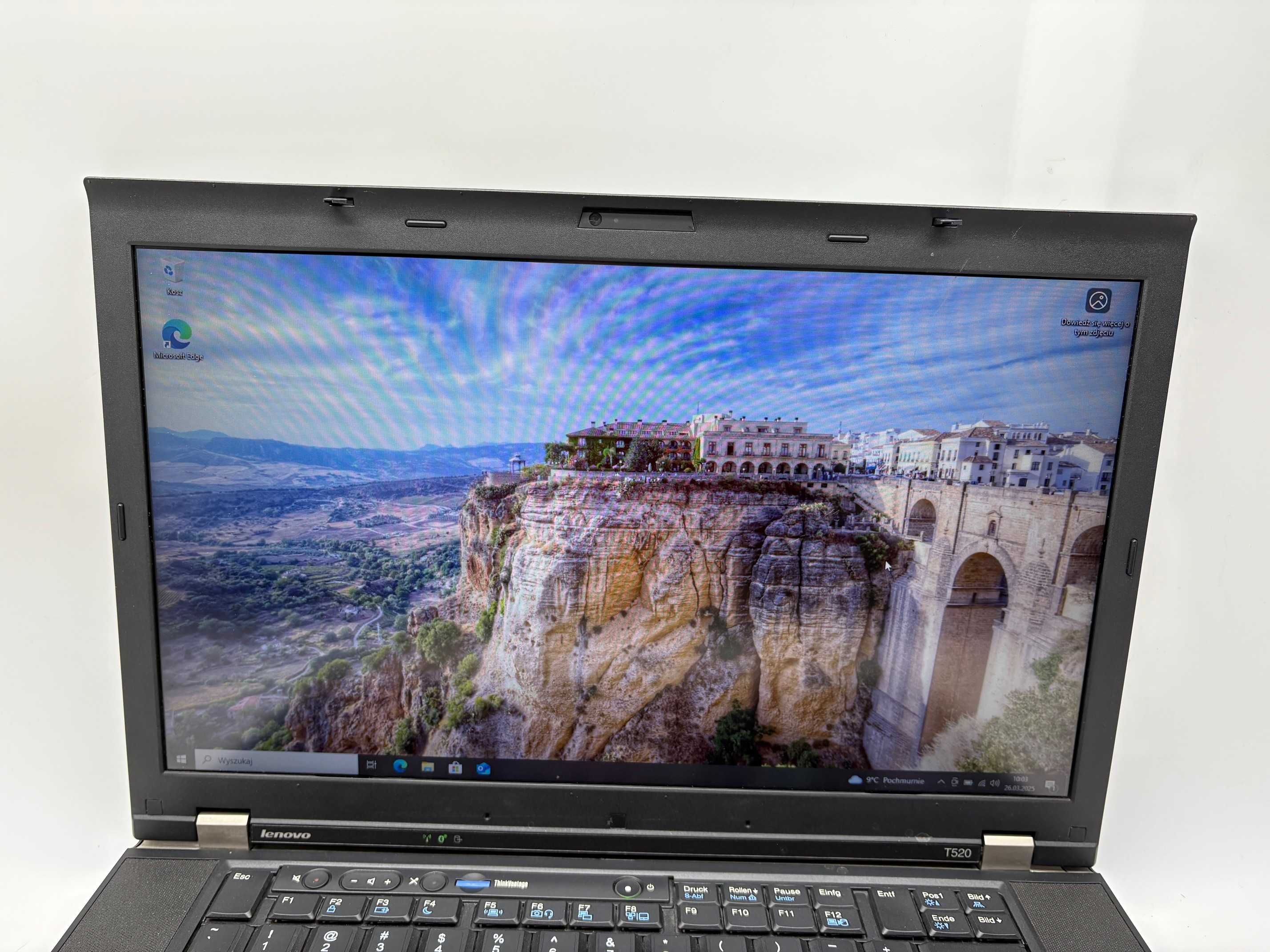 LAPTOP Lenovo T520 Intel i5 8GB 256GB SSD Napęd DVD 15,6 n33