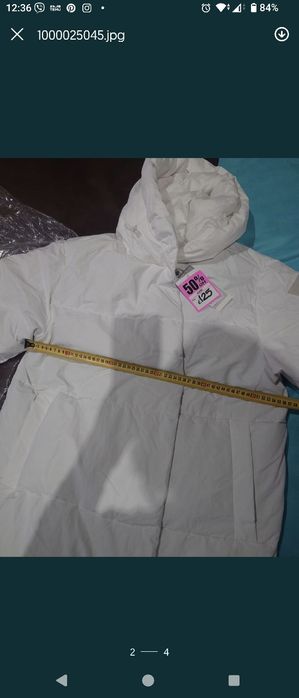 жіночий пуховик Adidas BIG BAFFLE L