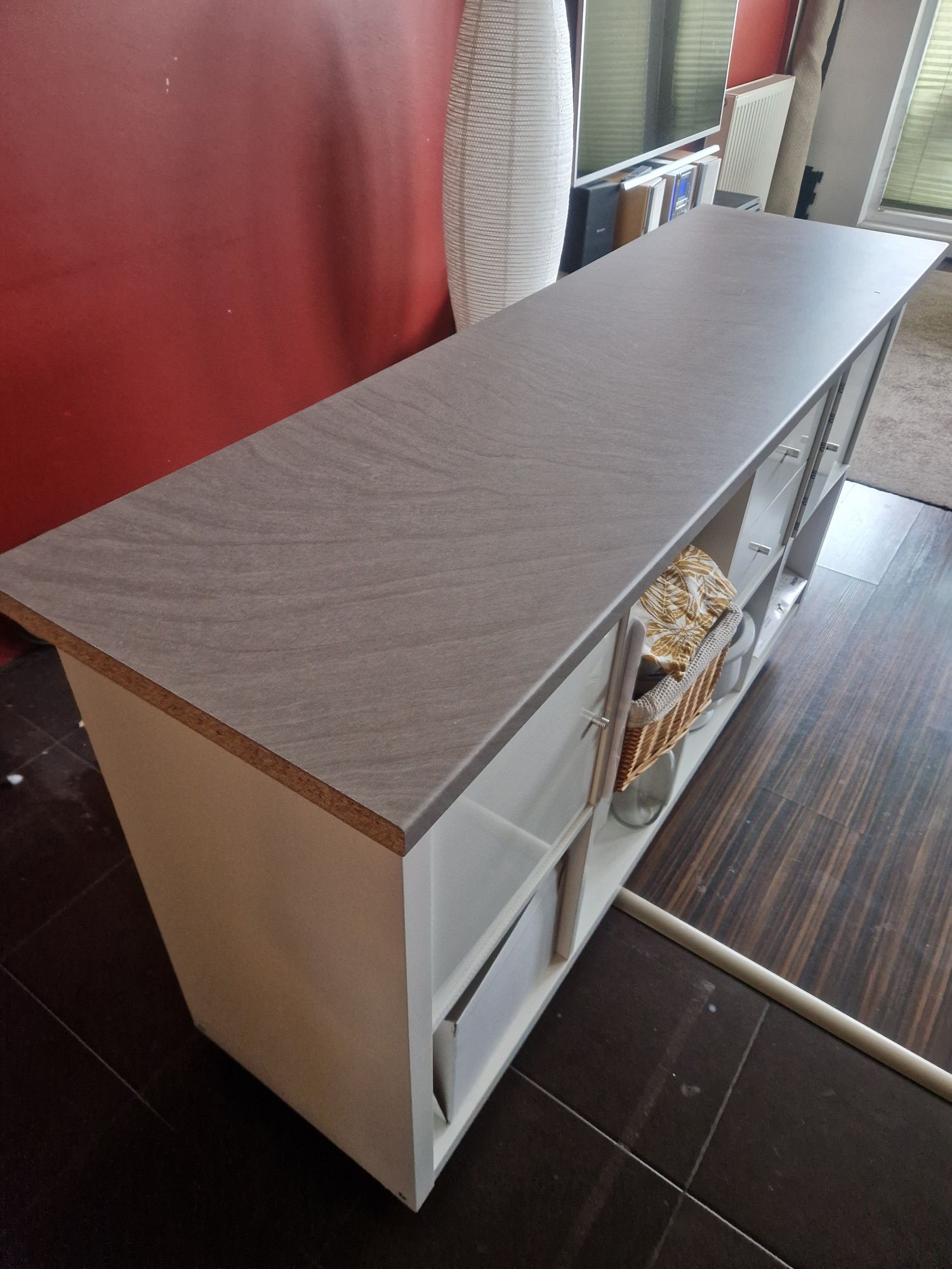 Mobilna wyspa kuchenna kallax ikea