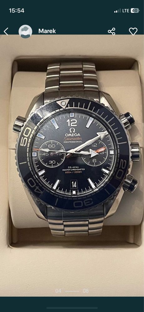 Okazja Omega   Planet Ocean Chronograph2017r gwarancja   SALON PL.