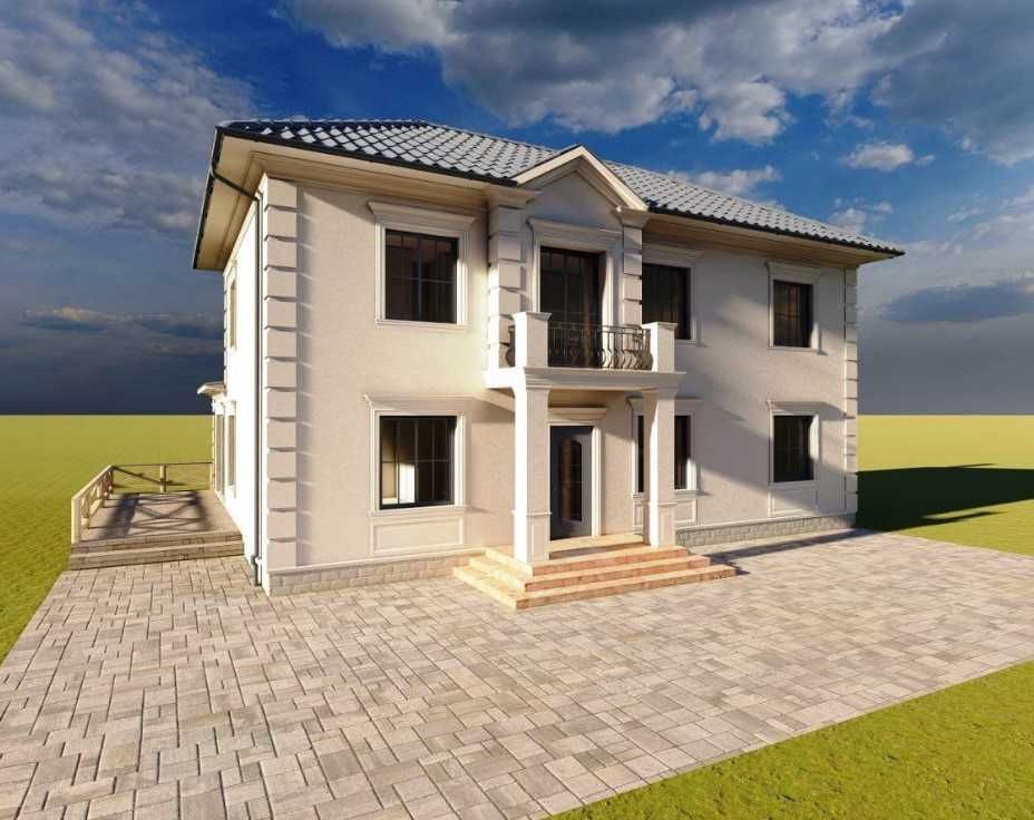 Продам современный новый дом в селе Лески.