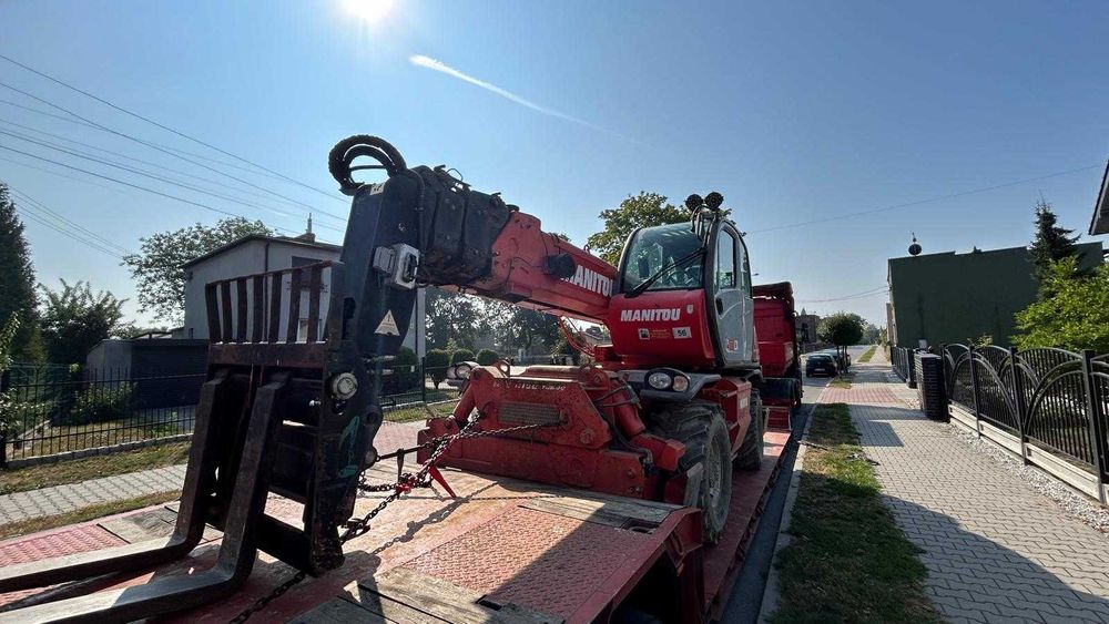 Wynajem wózków widłowych i ładowarek teleskopowych Manitou np MRT 2150