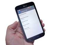 Мобільний телефон смартфон LG p715 dual чорний робочий + чохол