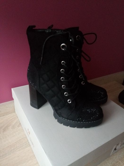 NOWE! Buty Botki czarne, jesienne CCC 36 Jenny Fairy