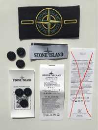 Stone Island повний  комплект патч оригінал бірки гудзики бирки