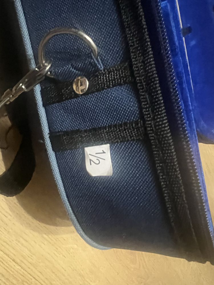 Caixa violino stentor 1/2 com arco e apoio