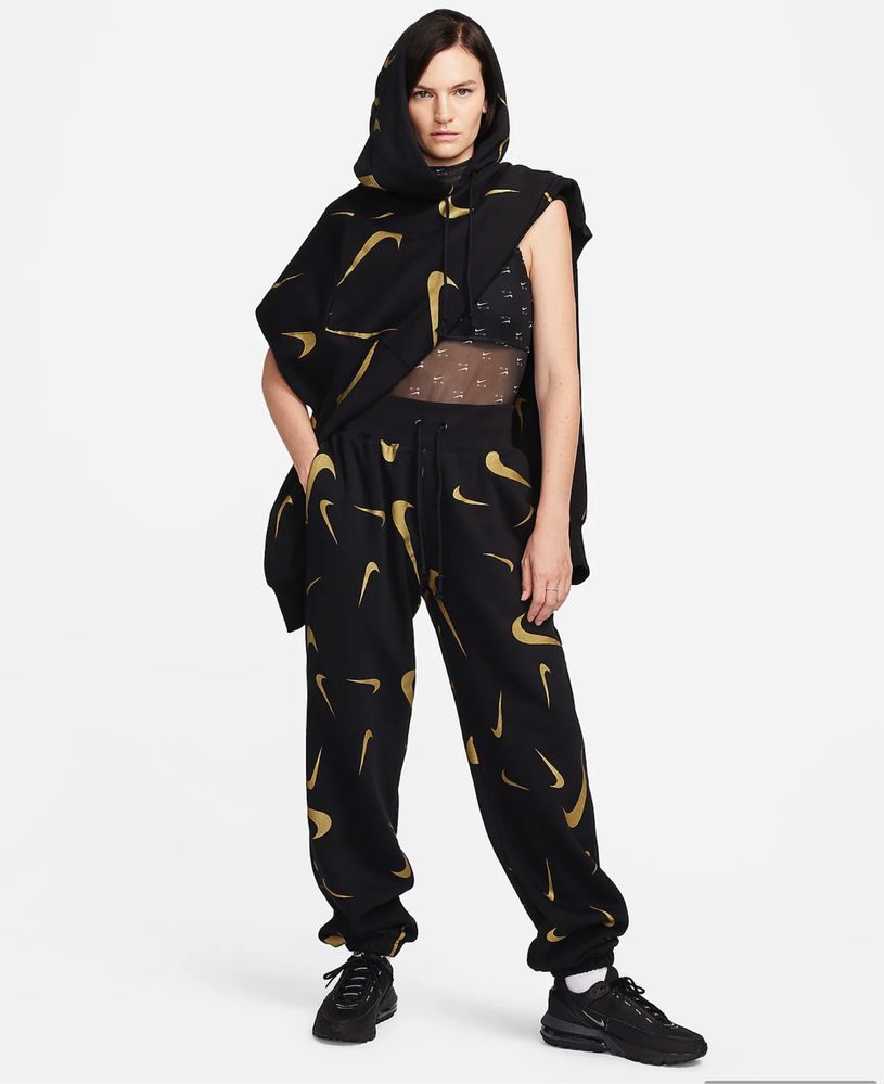 Штаны Nike XL/Women's High-Waisted Fleece Printed Joggers