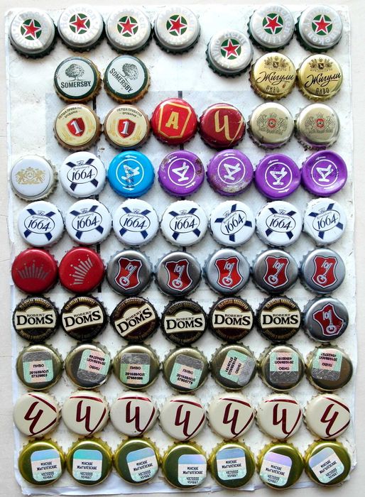 Пробки (кронен)  зі скляних пляшок