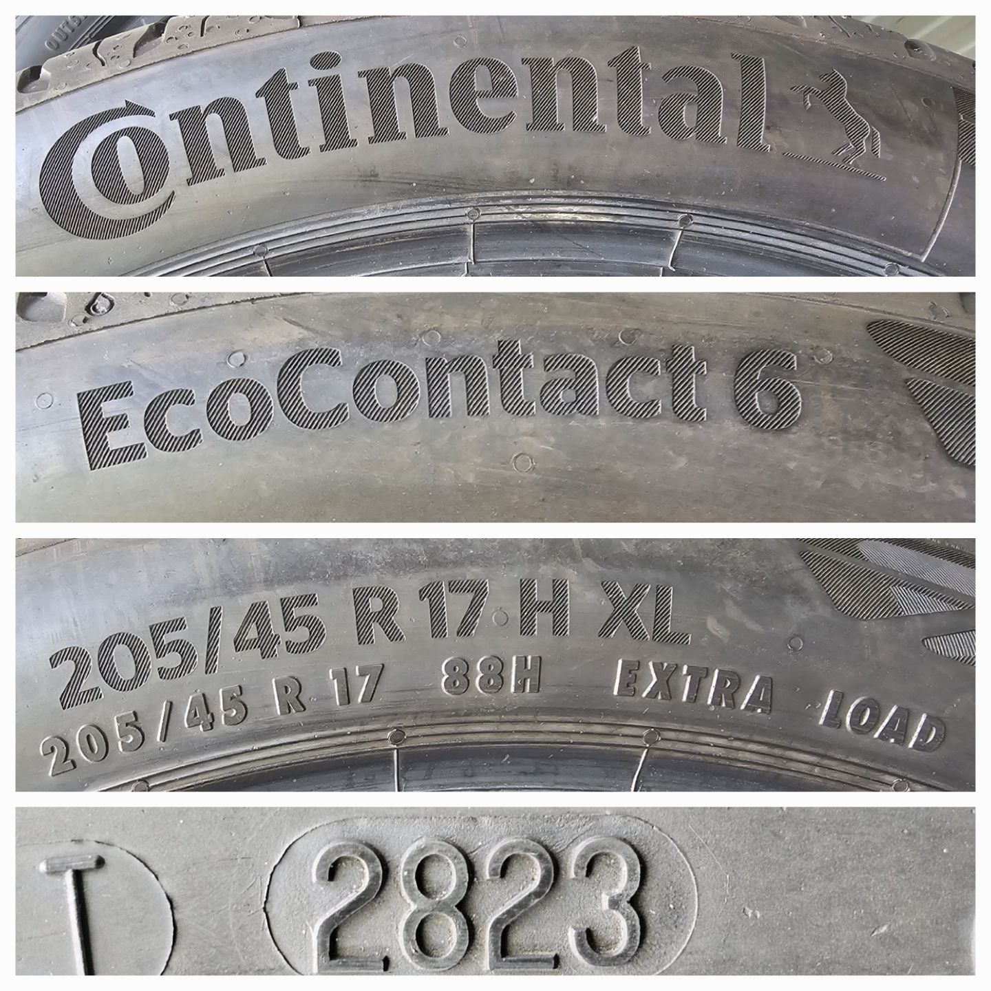 Continental EcoContact 6 205/45r17 88H XL