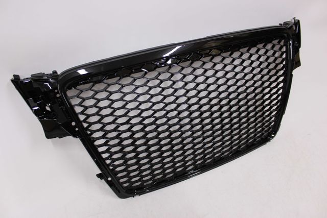 GRILL Atrapa chłodnicy AUDI A4 B8 08-11 RS-LOOK s-line Plaster miodu