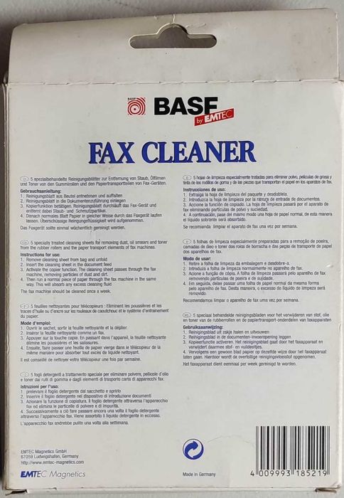 KIT Limpeza de FAX - 5 Peças - BASF by EMTEC