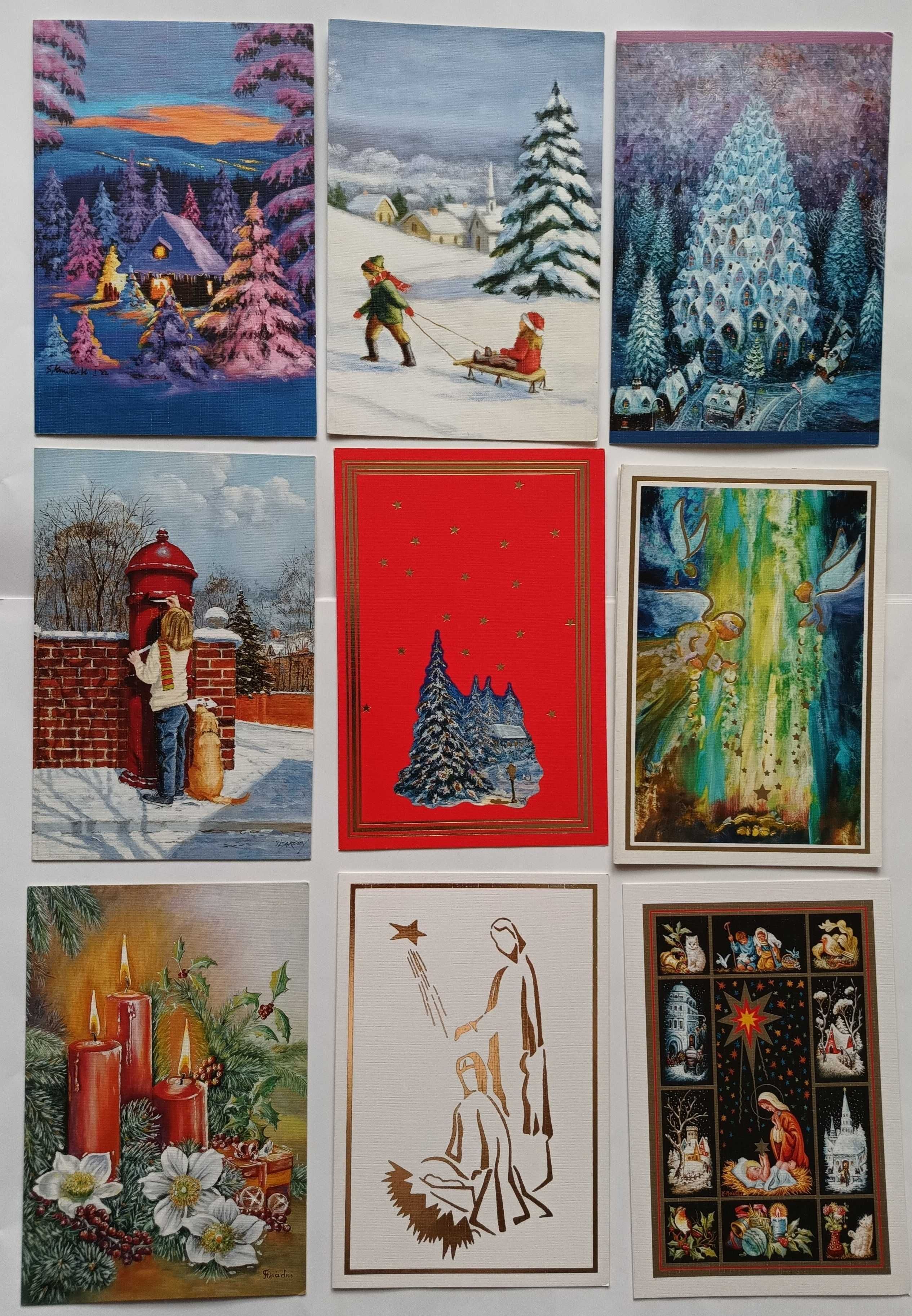 Karnety pocztówki Wielkanoc Boże Narodzenie Okazjonalne AMUN