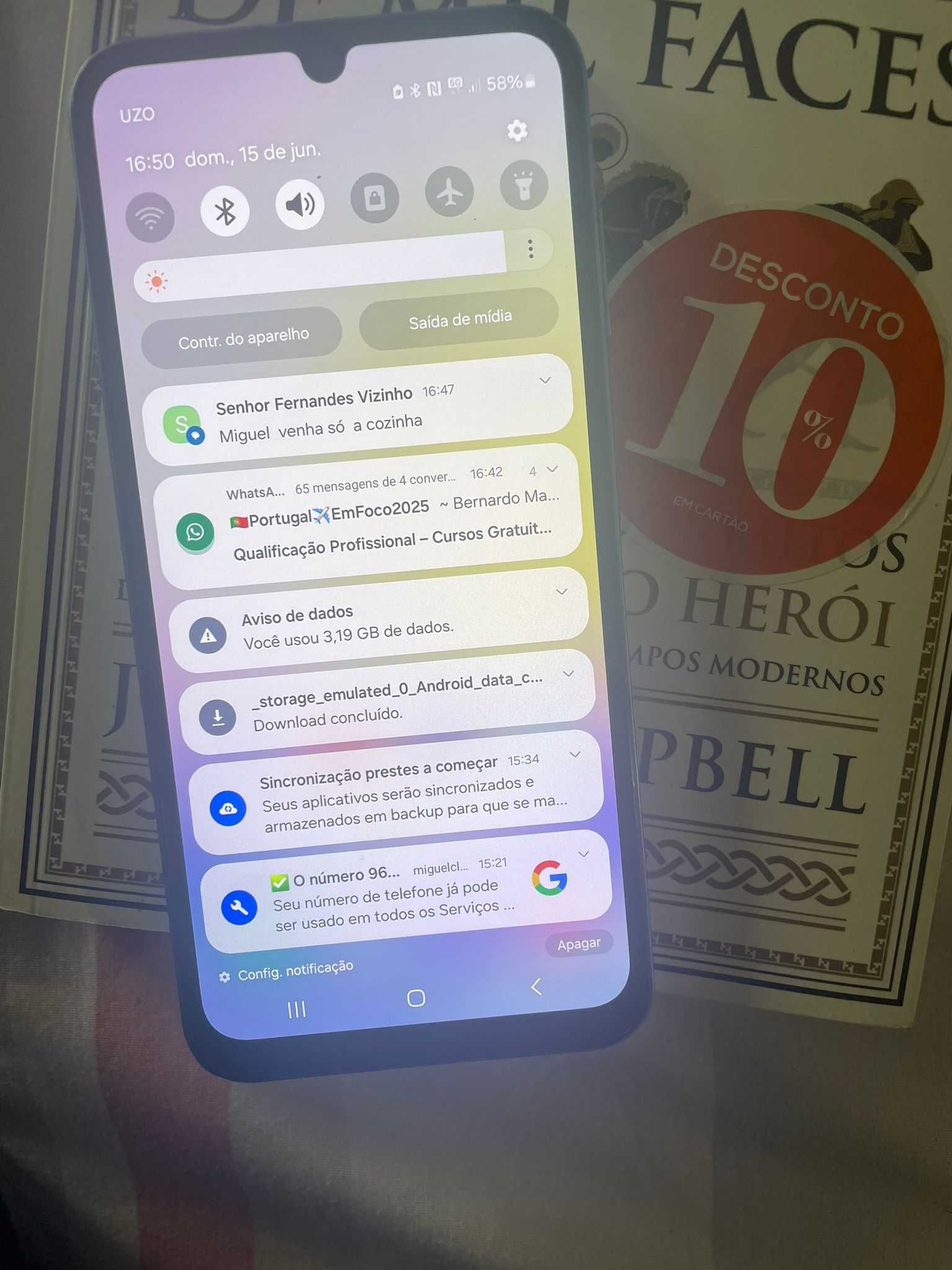 Galaxy A25 128GB - Azul - Desbloqueado