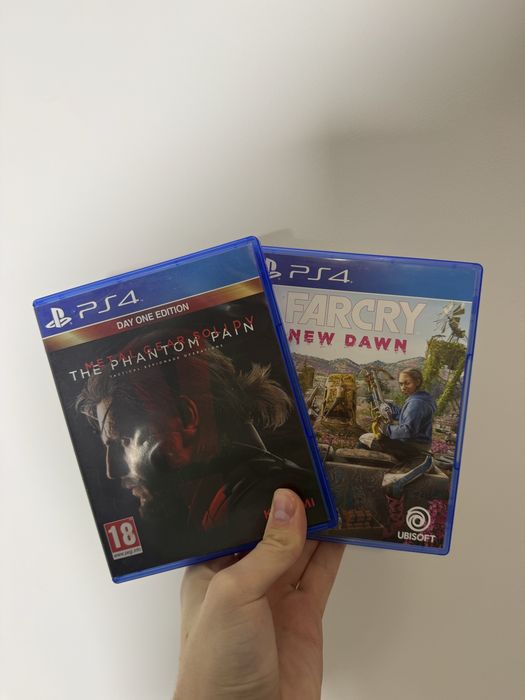 Диски Metal Gear Solid V + Far cry New dawn для PS4/ Playstation 4