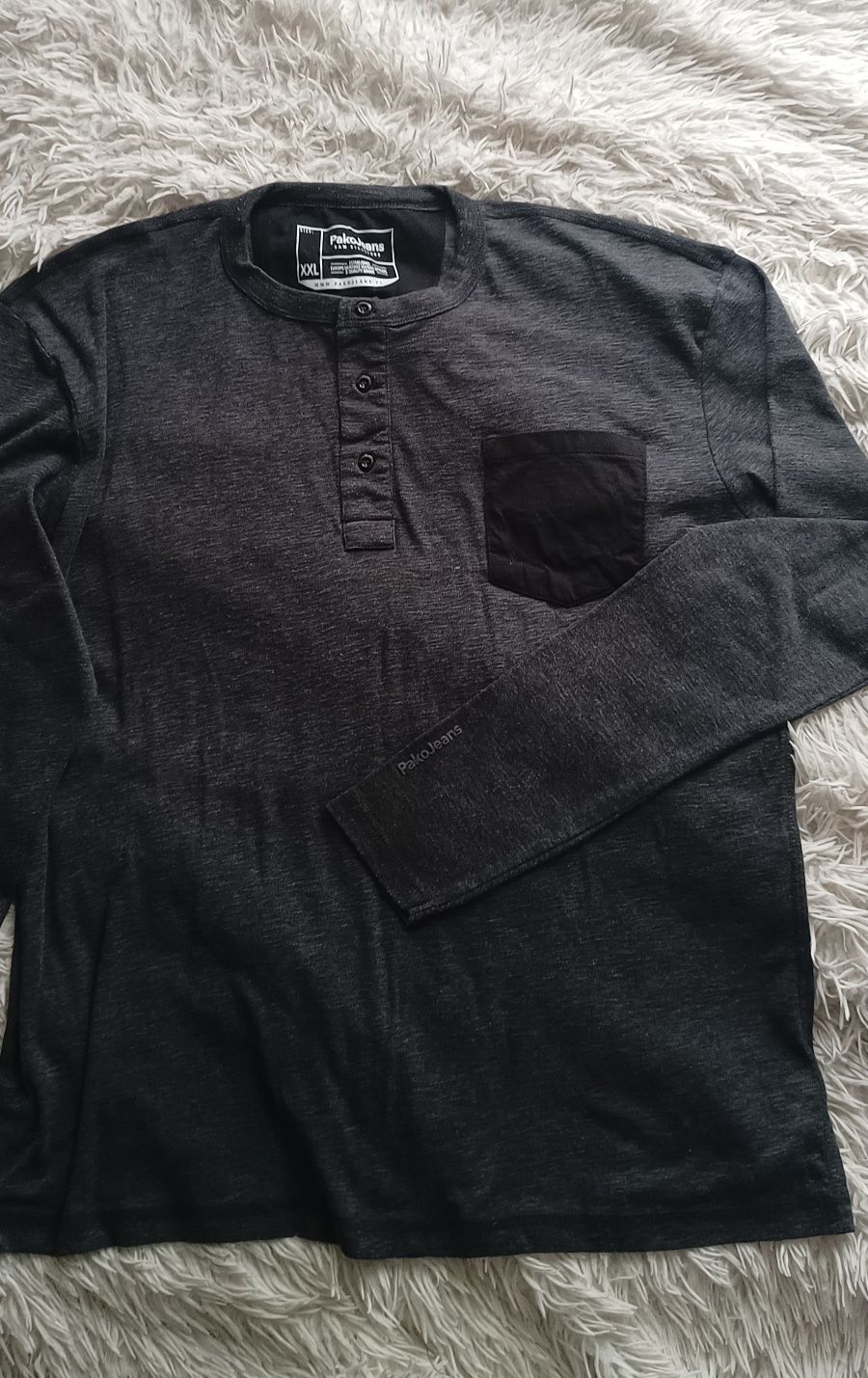 Longsleeve koszulka męska długi rękaw Pako Jeans XXL