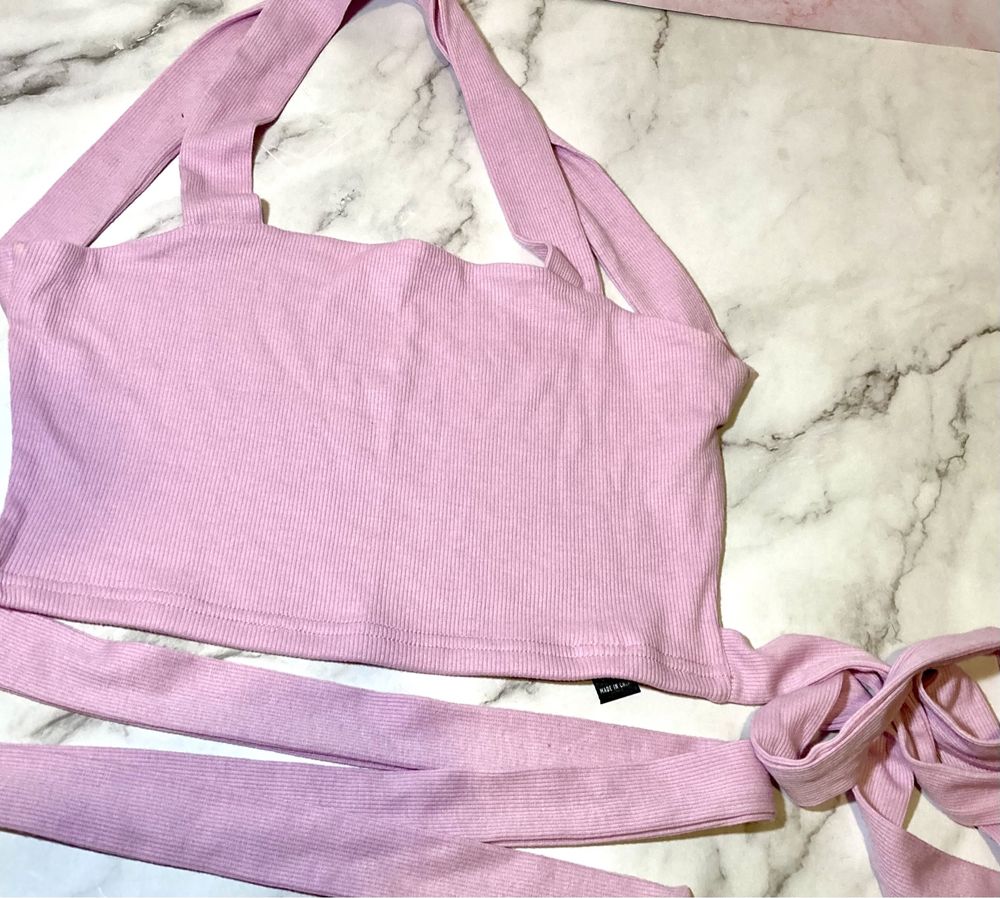 SHEIN | Top Laced & Backless - Pink-ish Lilac