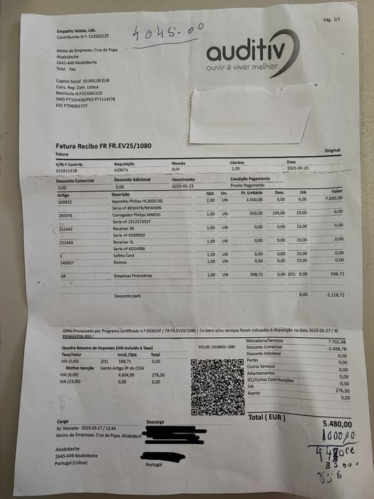 Aparelho auditivo Philips