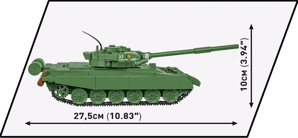 Klocki Cobi 2625 Czołg T-72 East Germany/Soviet Armed Forces 680 El