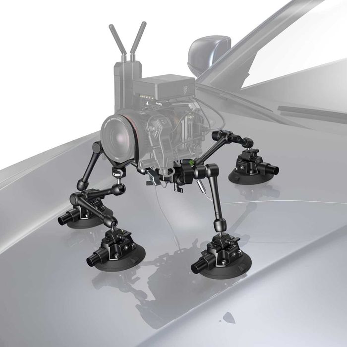 SMALLRIG 3565 4-ramienny uchwyt samochodowy na kamerę z przyssawką