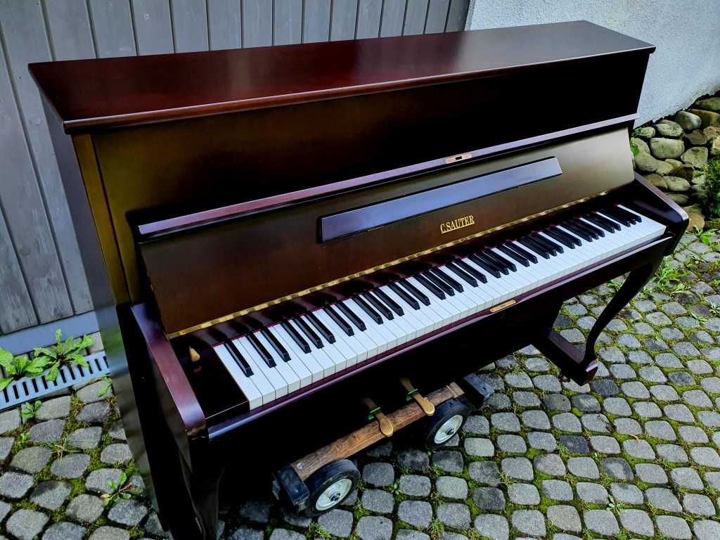 Pianino Sauter M-107 109cm RENNER 1971r CIEMNY BRĄZ