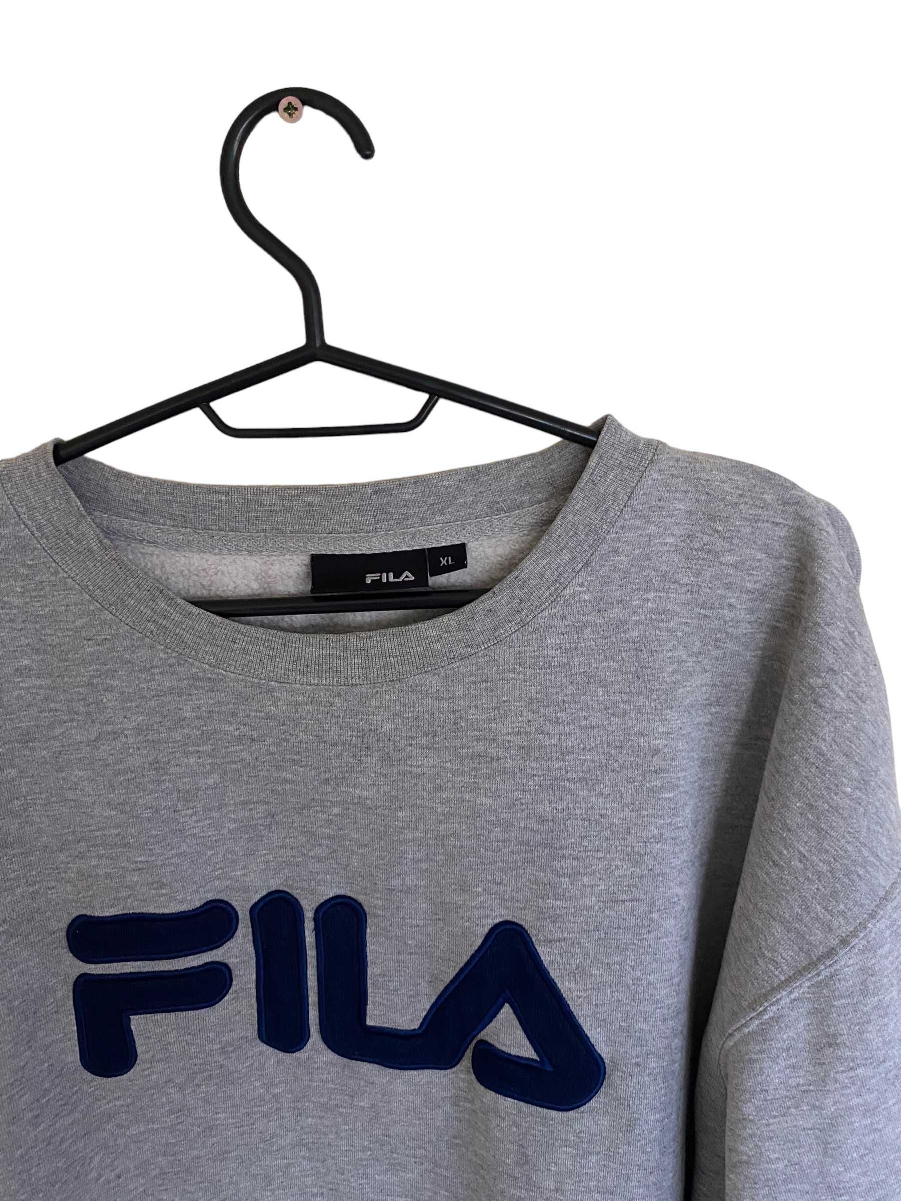 Fila spellout vintage crewneck, rozmiar XL, stan bardzo dobry