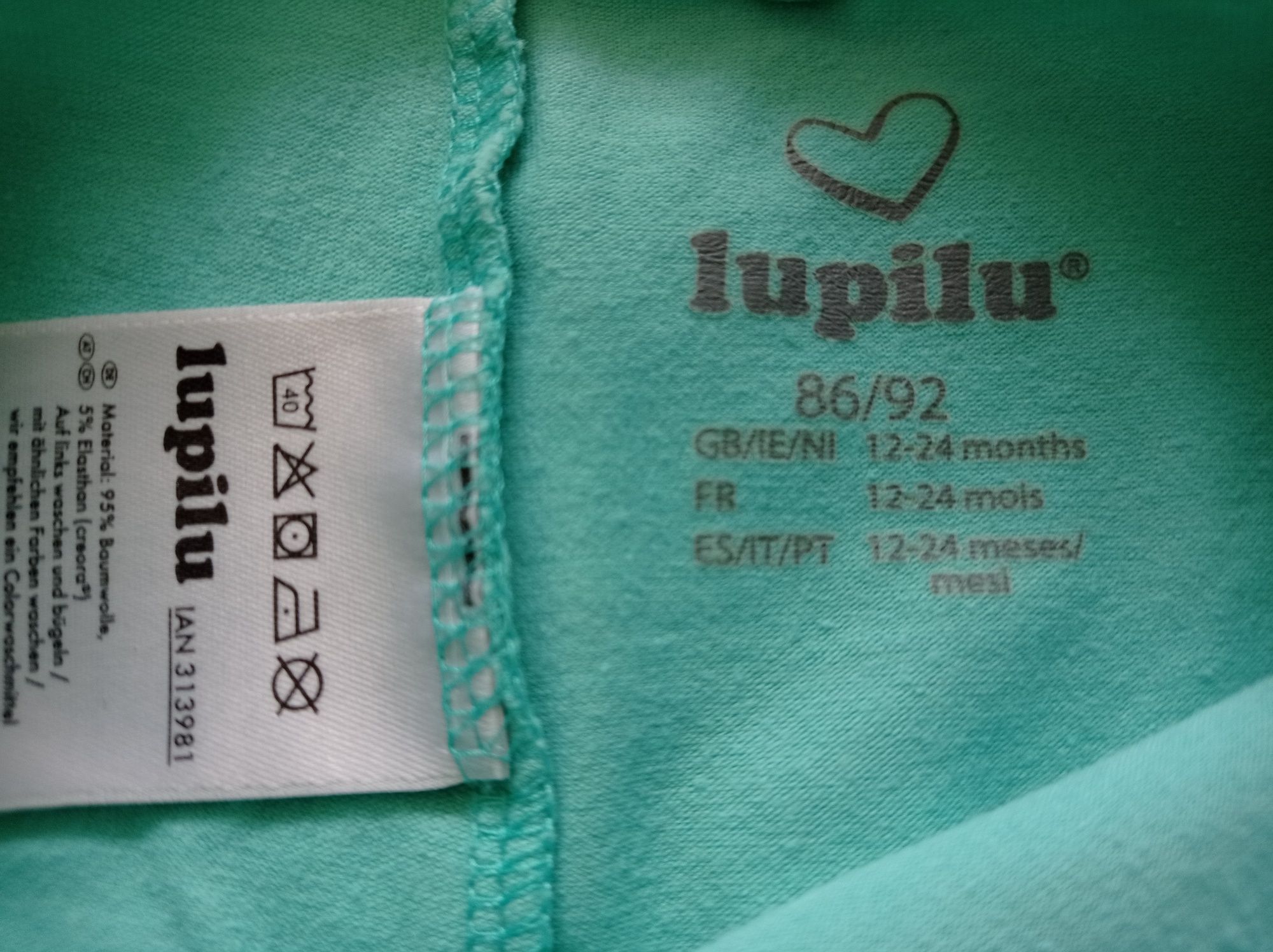 Zestaw 86 Lupilu leginsy krótkie spodenki kolarki