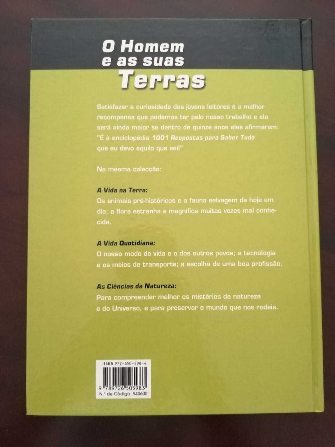 O Homem e as Suas Terras - 1001 Respostas, Livro didático (6-10 anos)