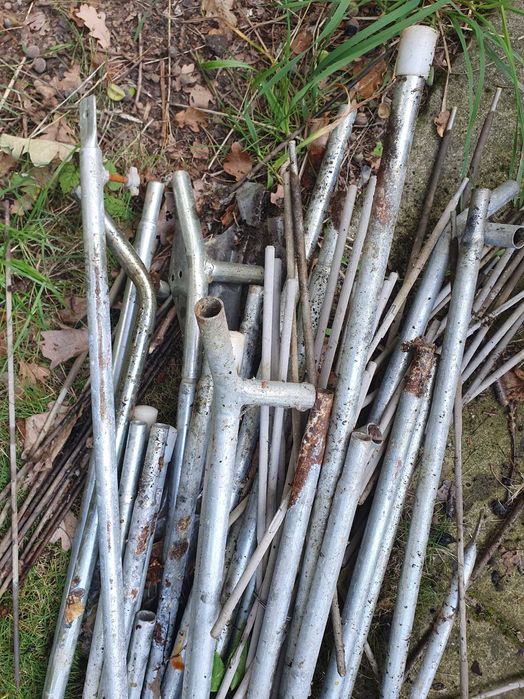 Rurki pręty wciskane ogrodowy stelaż namiotu przyczepy plandeki