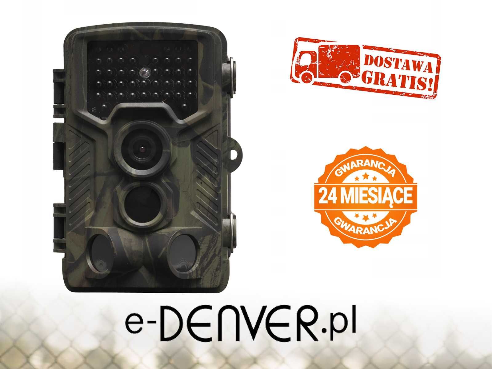 Fotopułapka Denver WCT-8010 FullHD 42xIR Kamera leśna czujnik ruchu
