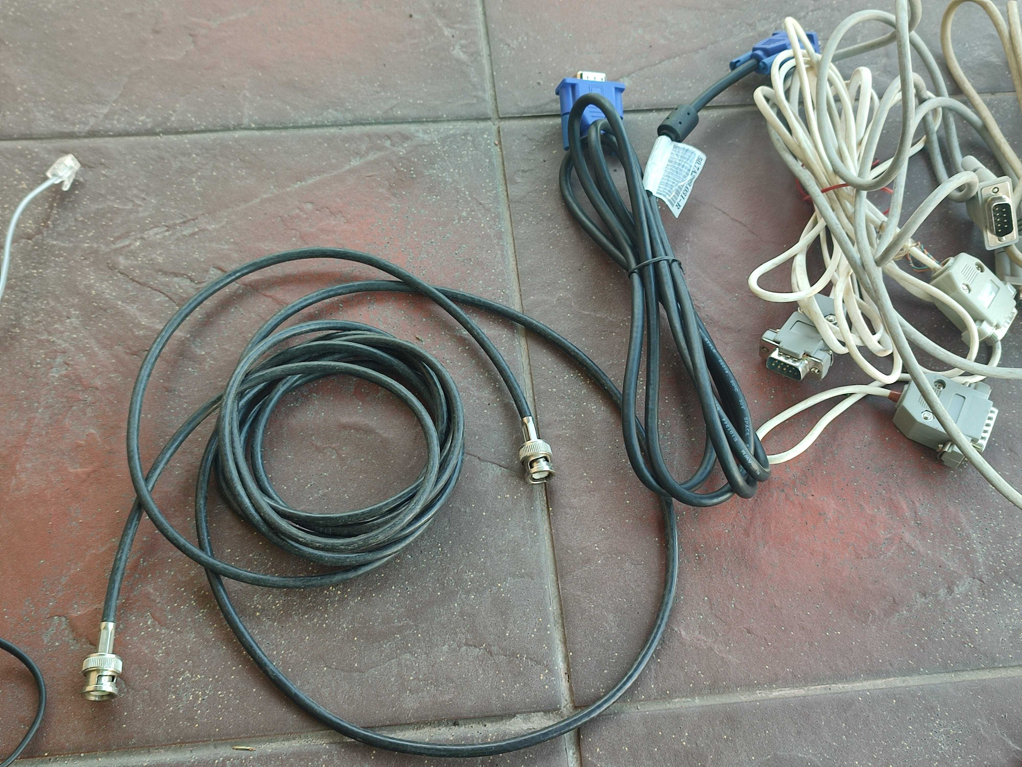 Kable zestaw USB RJ SATA PATA DVI serial spliter przejściówka