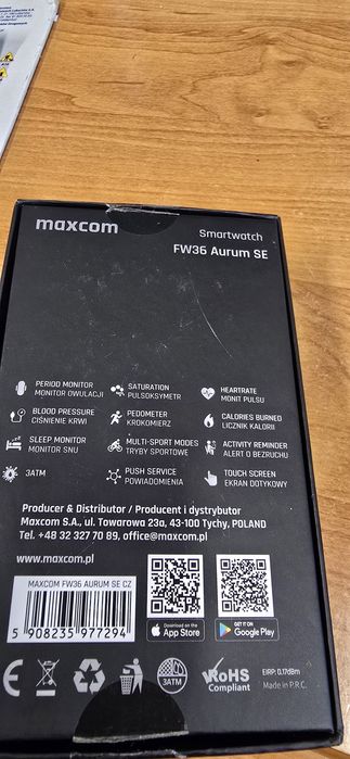 Smartwatch maxcom fw 36 aurun se