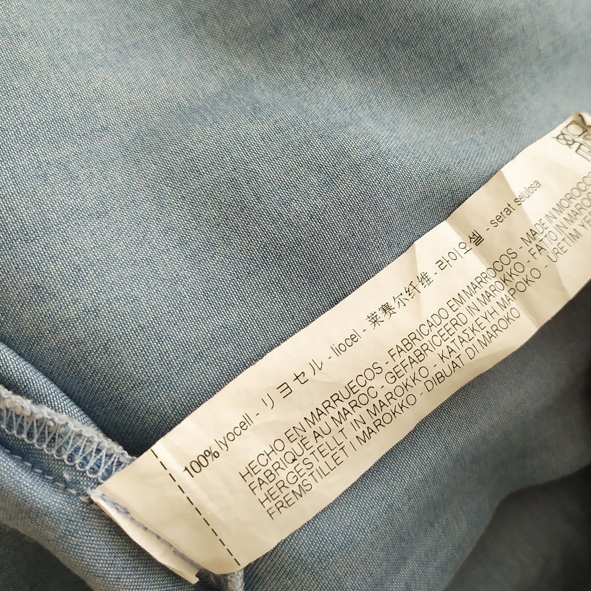 Vestido de Ganga Zara