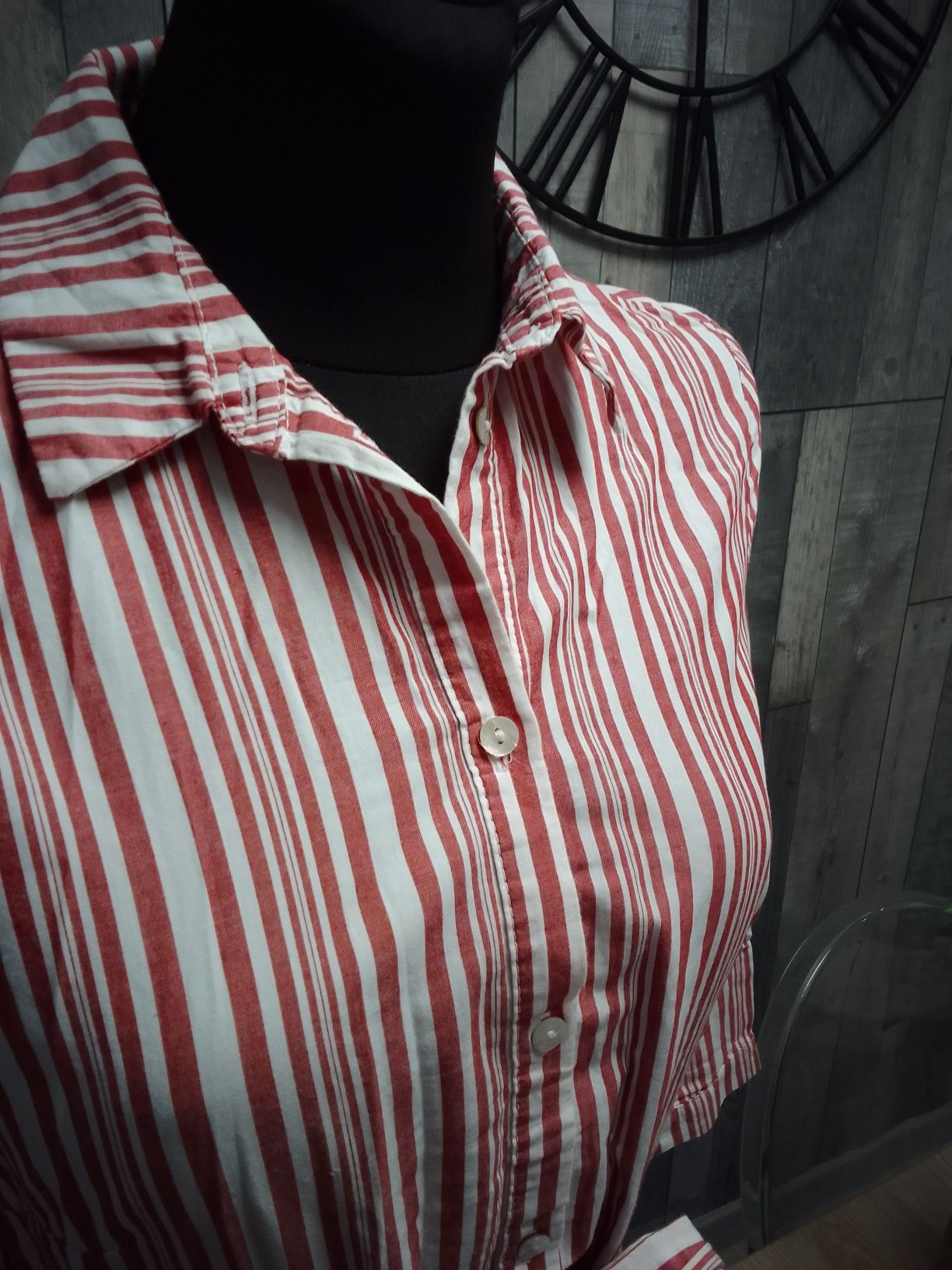 H&M szmizjerka w paski damska sukienka XS