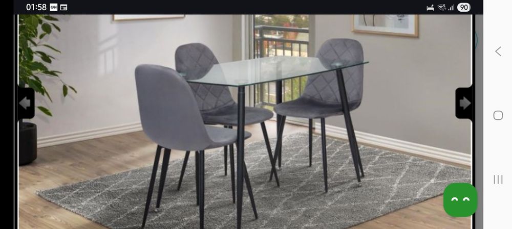 Стіл обідній Грейс XS-1262 чорний