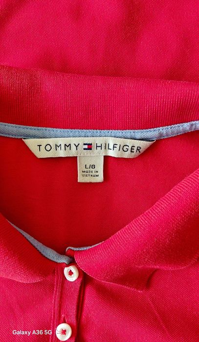 Tommy Hilfiger piękna damska koszulka polo