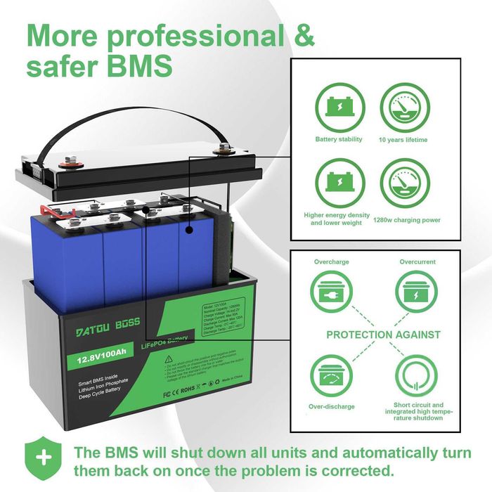 Акумулятор LiFePo4 12В 100А/год