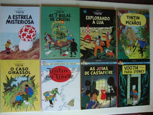 8 livros As aventuras de Tintim- ASA