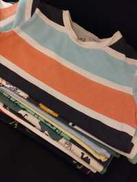 14 koszulek dla chłopca długi i krótki rękaw H&M