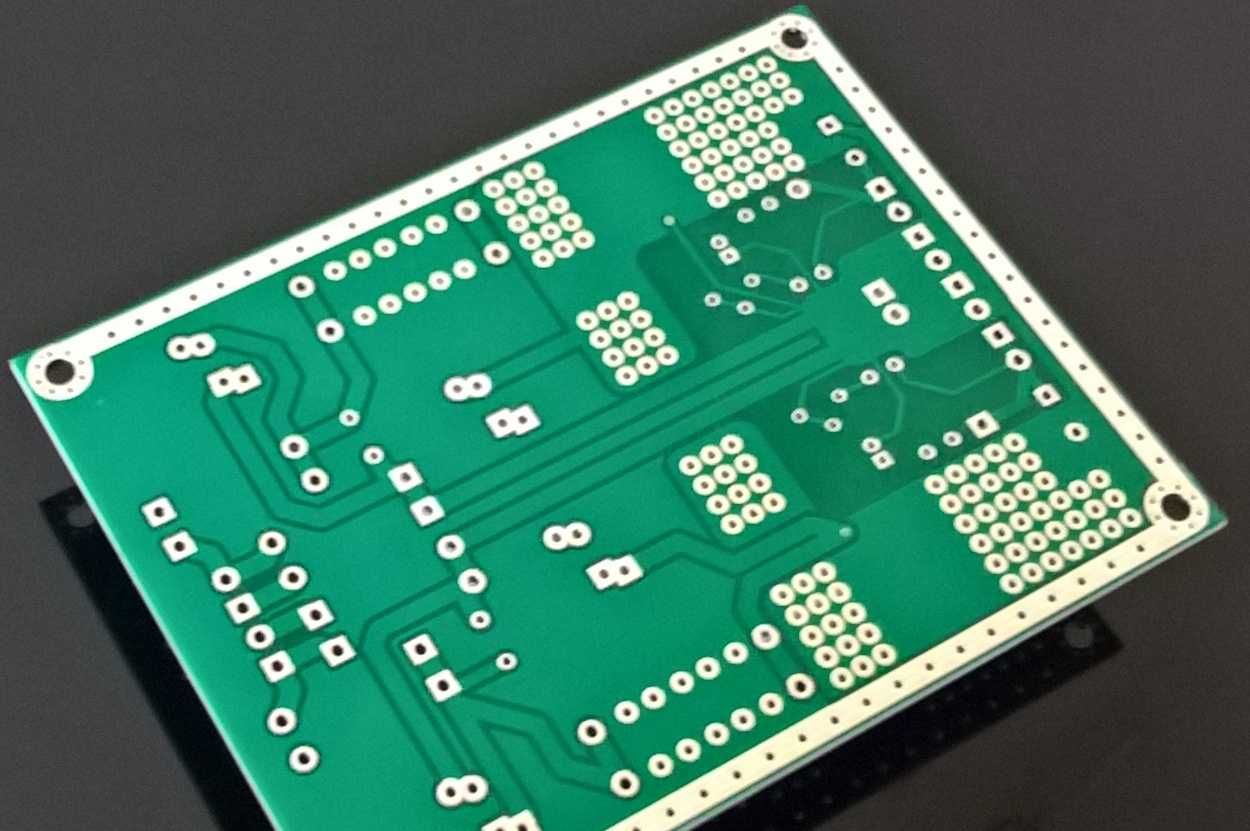 Płytka pcb - zasilacz niskoszumny symetryczny LT1963/LT3015