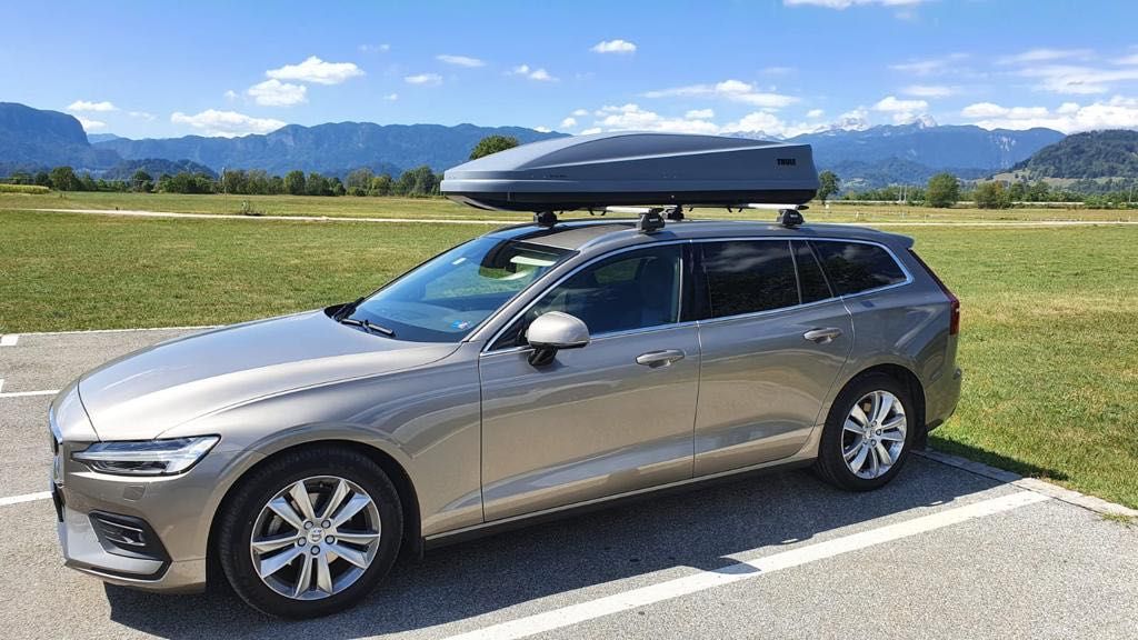 THULE Force XT Touring bagażnik box dachowy belki rower uchwyt narty